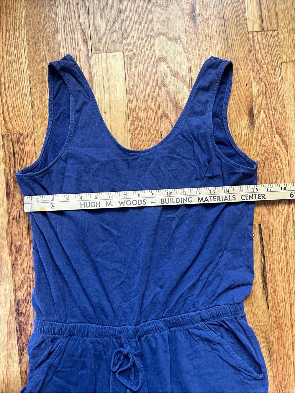 Pact Blue Sleeveless Wide-Leg Jumpsuit - Picture 6 of 8